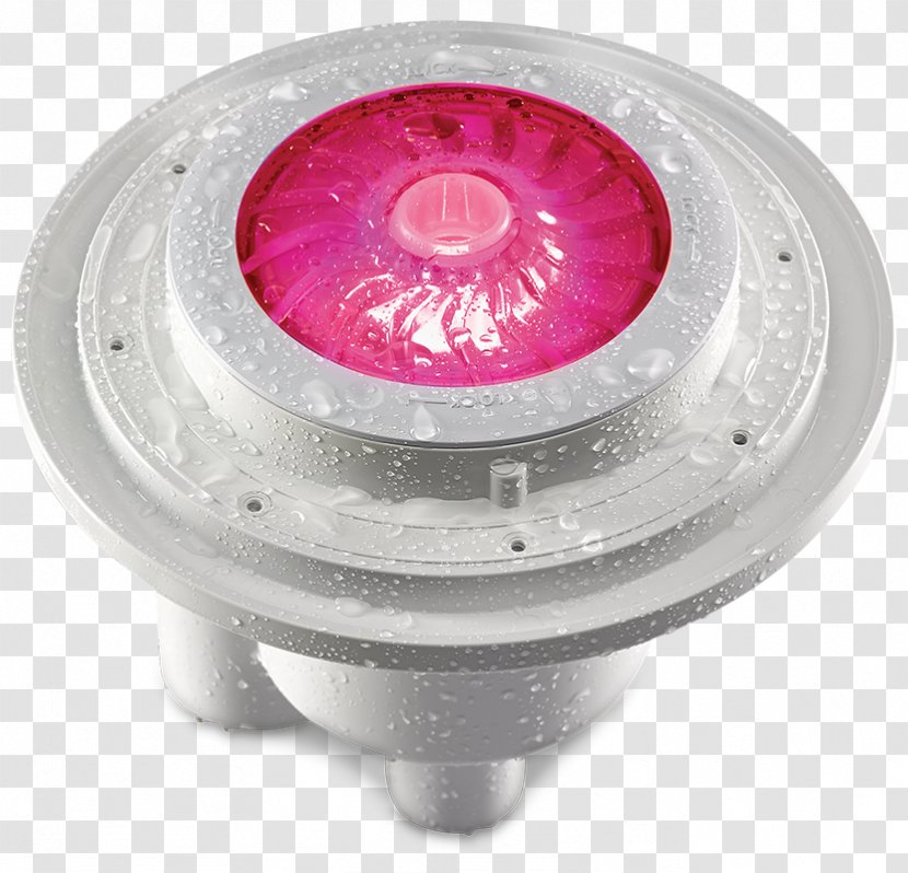 Light-emitting Diode Swimming Pool Foco LED Lamp - Magenta - Light Transparent PNG