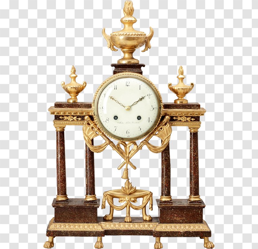 Clockmaker Antique Stockholm - Metal - Reloj Transparent PNG