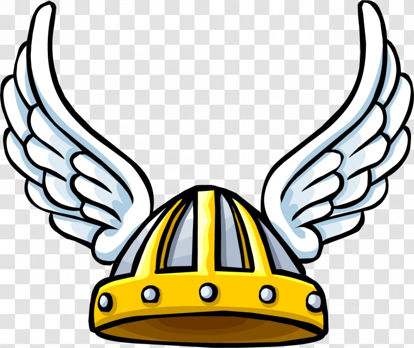 Club Penguin Island Winged Helmet Viking - Vikinghjelm - Cliparts Transparent PNG