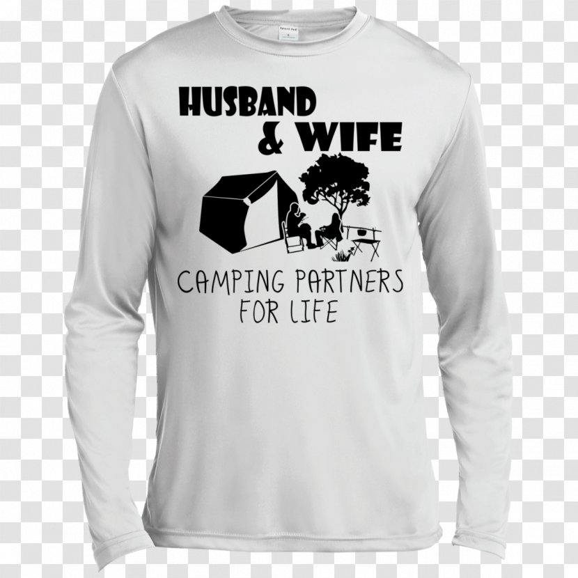 T-shirt Hoodie Sleeve Clothing Top - Sweater - Husband And Wife Transparent PNG