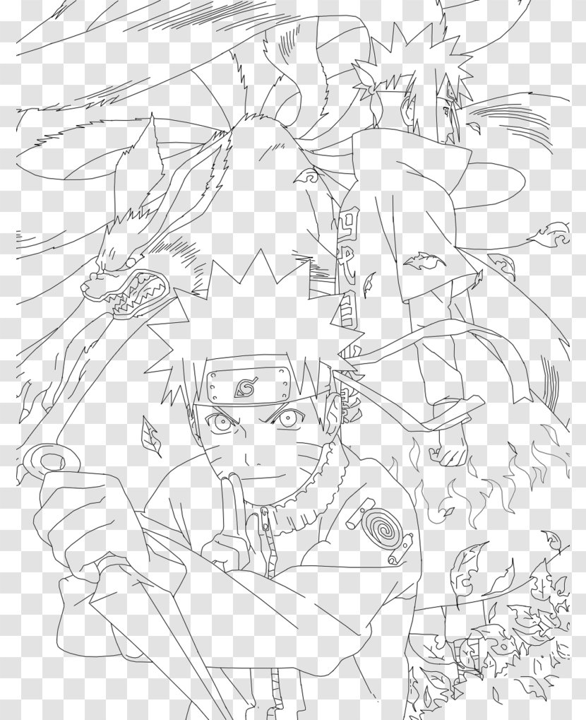 Comics Artist Line Art Visual Arts Sketch - How To Draw Naruto Uzumaki Transparent PNG
