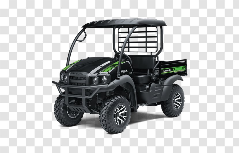 Kawasaki MULE Four-wheel Drive Heavy Industries Motorcycle & Engine Utility Vehicle Side By - Brand Transparent PNG