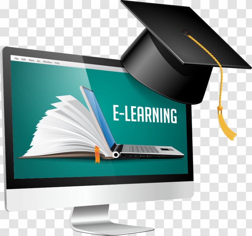 Student Study Skills Educational Technology Course - Display Device - Black Hat Vector Computer Transparent PNG