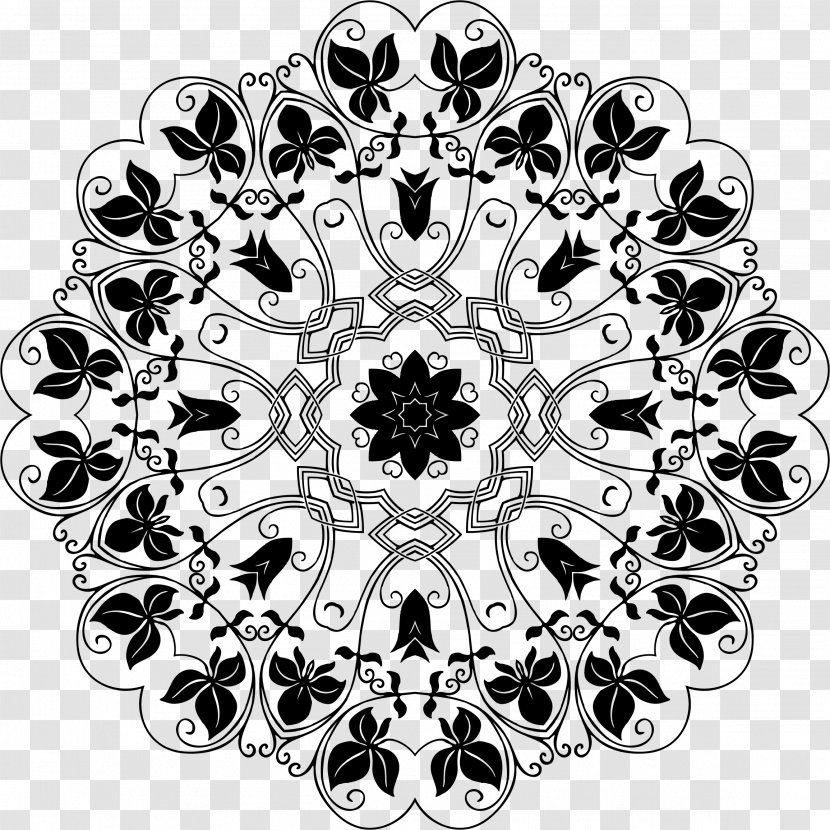 Flower Jewellery - Ornament - Mandala Transparent PNG