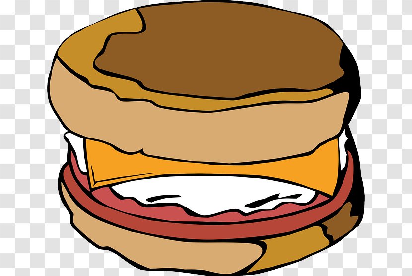 Breakfast Sandwich Bacon, Egg And Cheese Submarine - English Muffin Transparent PNG