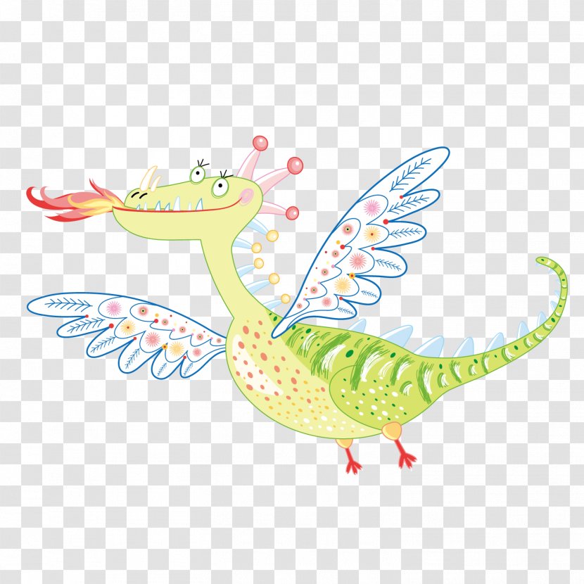 Dragon Painting Illustration - Vector Painted Dragons Transparent PNG