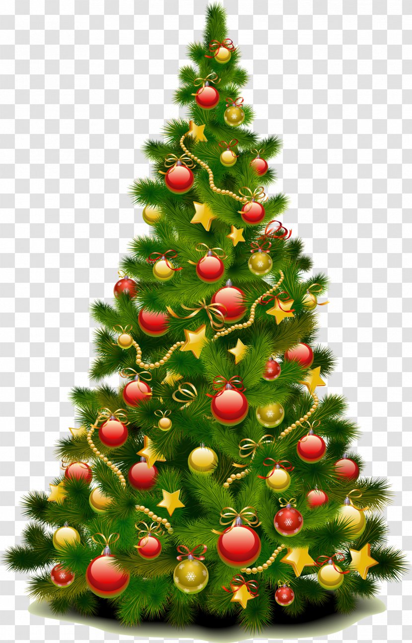 Christmas Ornament Tree Clip Art - Conifer - Tiff Transparent PNG