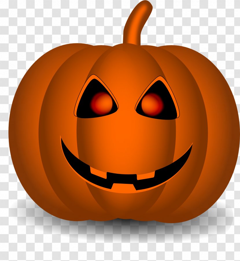 Pumpkin Jack-o'-lantern Halloween Clip Art - Orange - Download Vector Png Free Transparent PNG