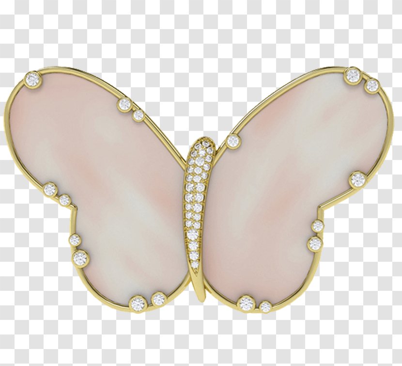 Jewellery Pink M Jewelry Design Shoe - Moths And Butterflies Transparent PNG