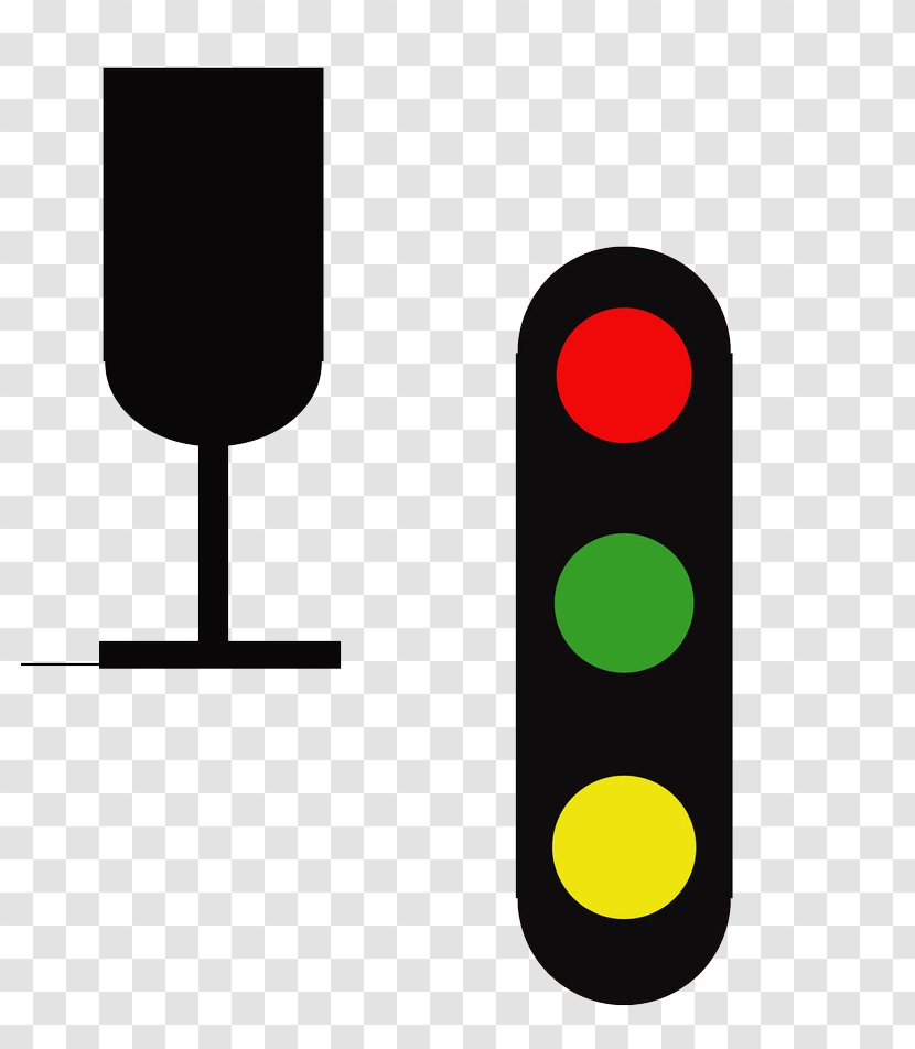 Traffic Light Cartoon - Yellow - Lights Transparent PNG