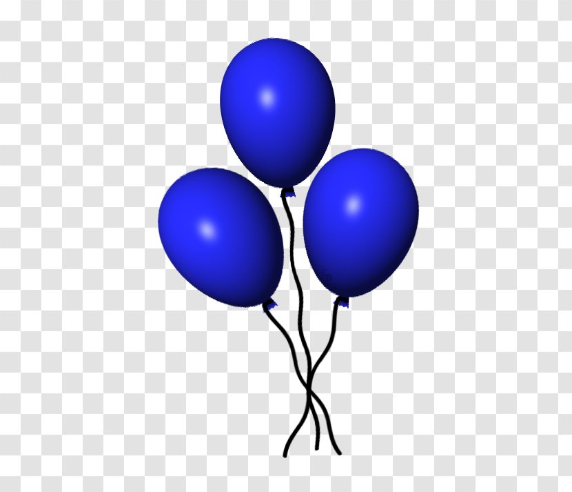 Cobalt Blue Balloon Clip Art Transparent PNG