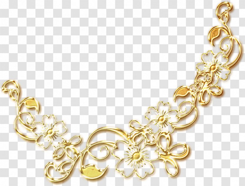 Body Jewellery Necklace Clothing Accessories Chain - Jewelry - Curls Transparent PNG