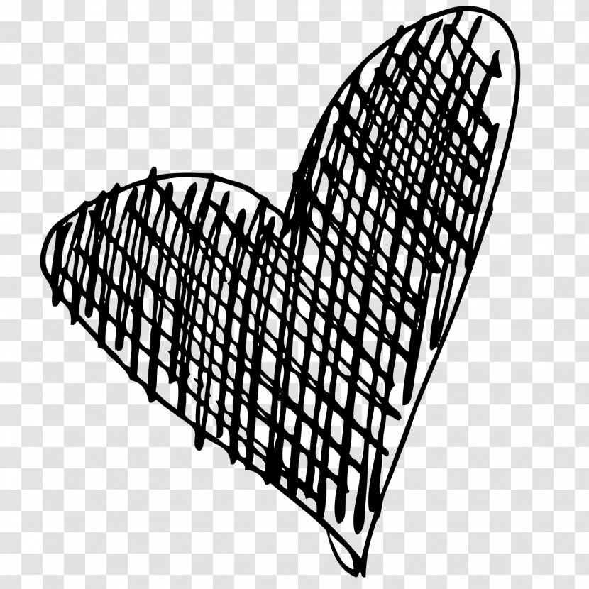 Doodle Heart Out Drawing Transparent PNG