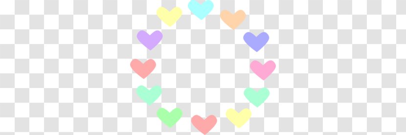 Heart Area Petal Pattern - Lovely Cliparts Transparent PNG