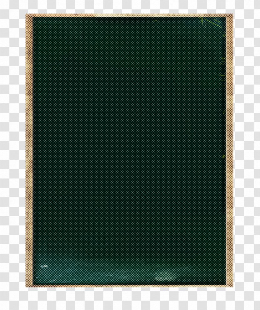 Picture Frames Green Rectangle Pattern - Blackboard Transparent PNG