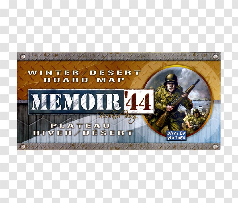 Memoir '44 Days Of Wonder - Advertising - Mémoire 44Plateau Hiver / Désert Board GameOthers Transparent PNG