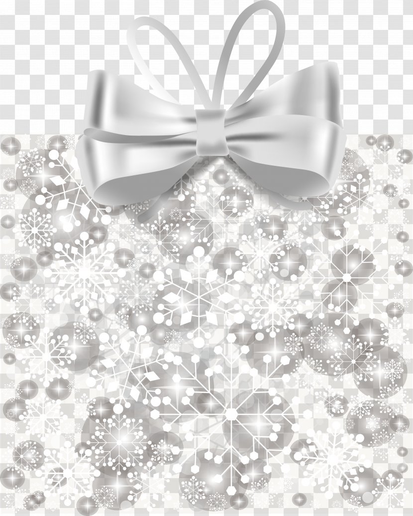 White Light Ribbon - Beautiful Bow Tie Transparent PNG