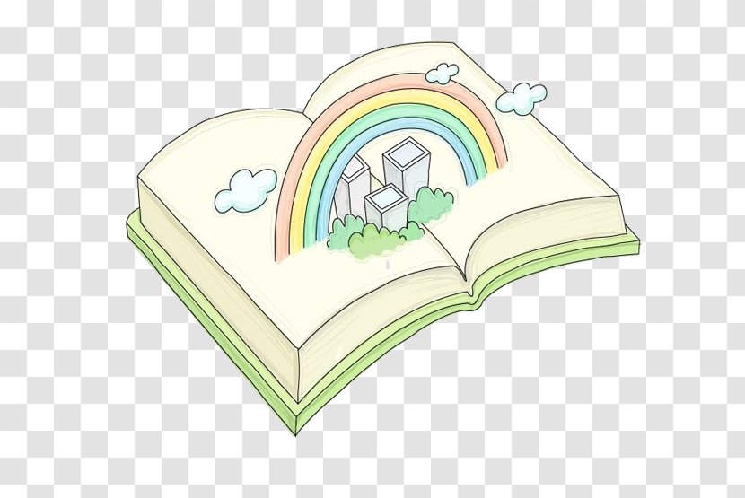 Cartoon Comics Book Illustration - Of Rainbow Transparent PNG