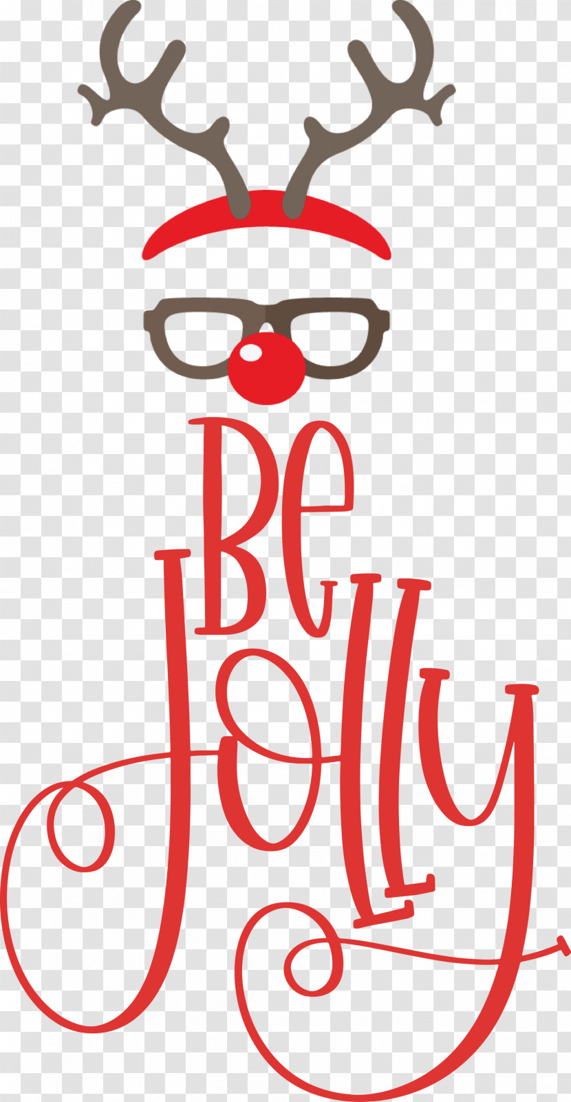 Be Jolly Christmas New Year Transparent PNG