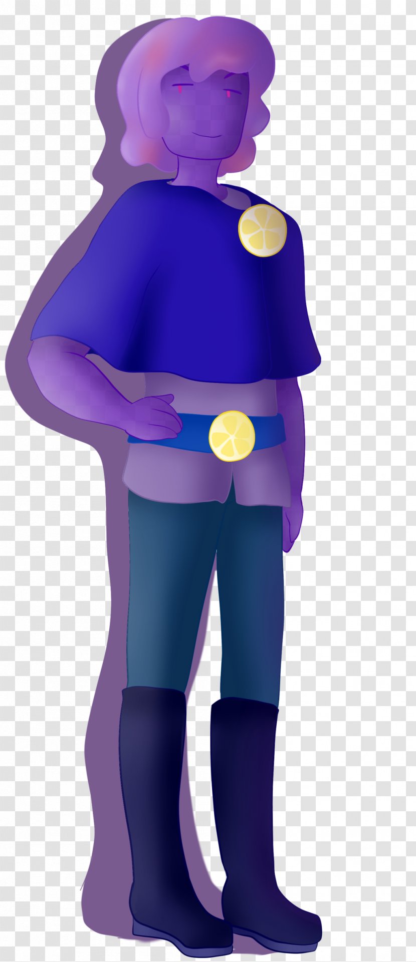 Shoulder Outerwear Character Animated Cartoon - Violet - Shark Tale Oscar Transparent PNG