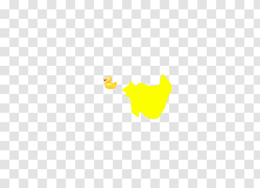 Yellow Duck - Heart - Little Transparent PNG