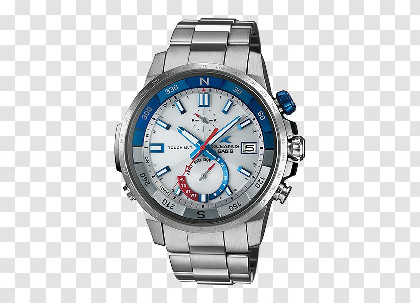 Casio Oceanus Orient Watch Tough Solar - Sapphire Transparent PNG