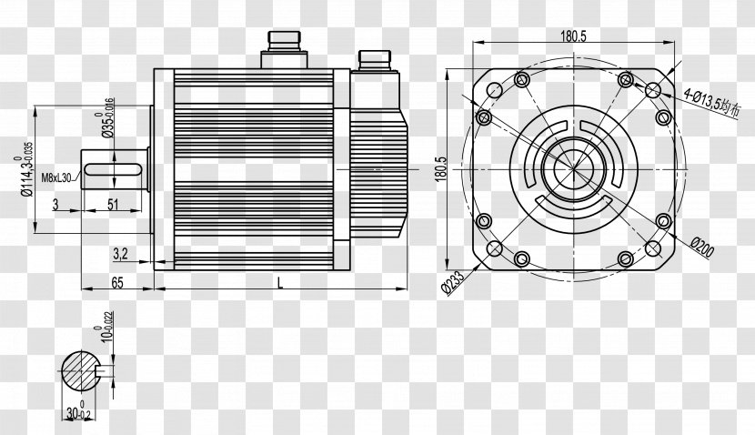 Stepper Motor Electric Machine Rotary Encoder Electricity Magnetic Circuit - Power - Drawing Transparent PNG