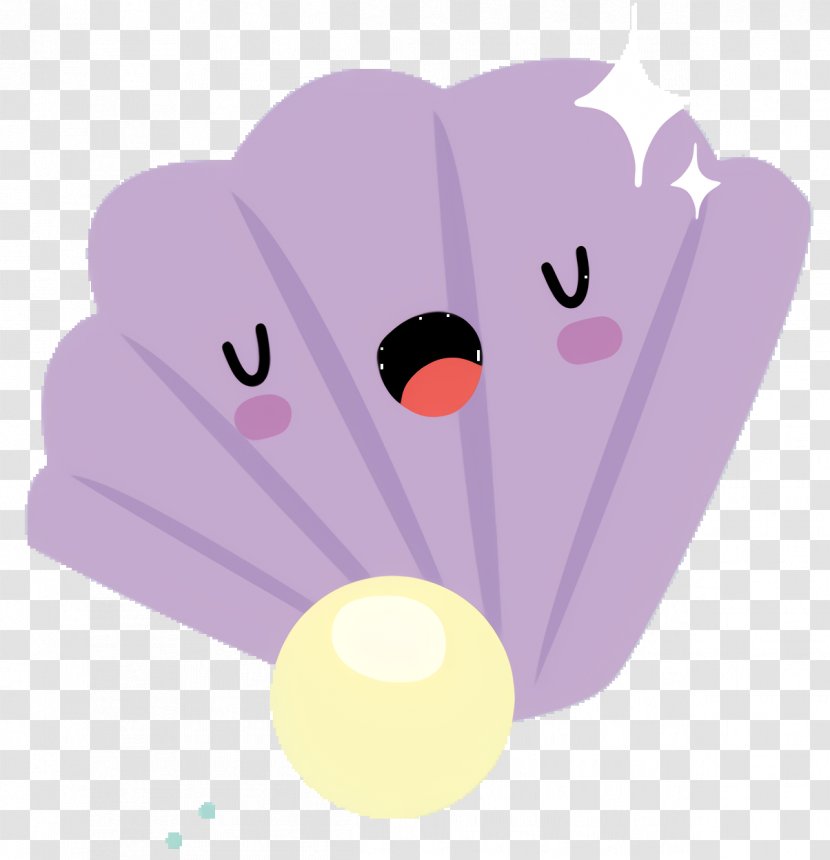 Heart Cartoon - Purple Transparent PNG