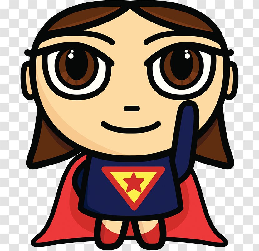 Helga G. Pataki Cartoon Character Illustration - Frame - Cute Superman Portrait Transparent PNG