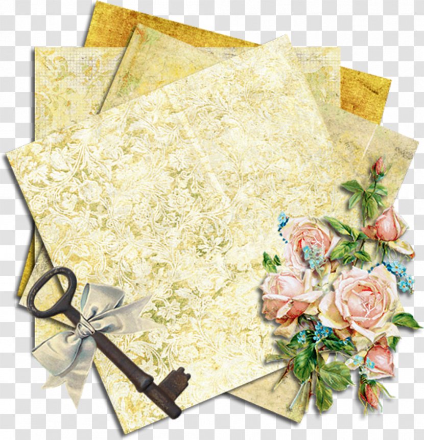 Paper Flower Bouquet Drawing Clip Art - Ansichtkaart - Vintage Wedding Transparent PNG