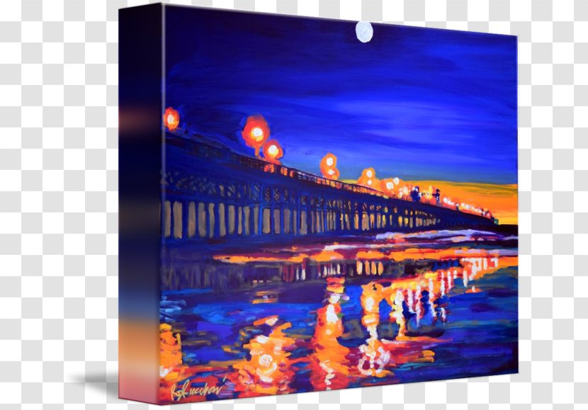 Modern Art Picture Frames Architecture - Road Night Transparent PNG