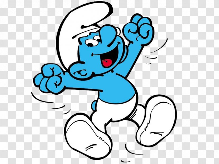 Papa Smurf Handy The Smurfs Character - Heart Transparent PNG