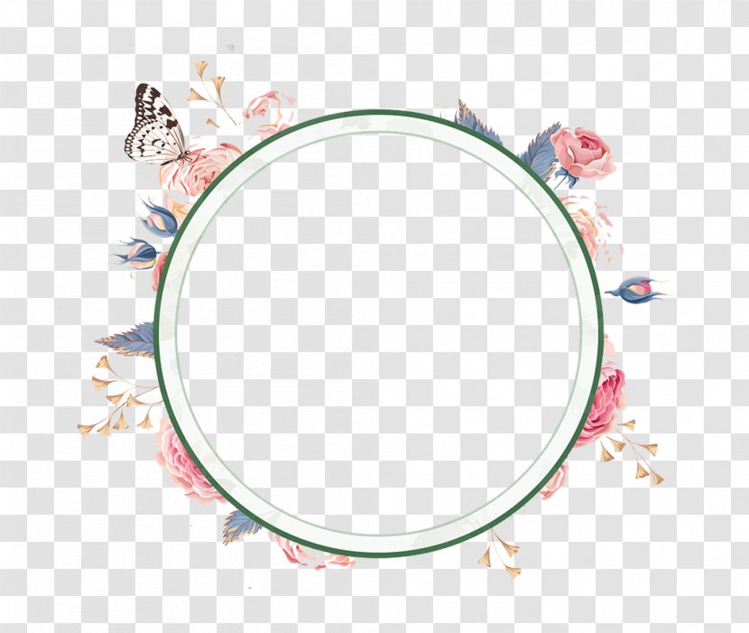 Lucy Castor Finds Her Sparkle Picture Frame Clip Art - Bookish - Round Border Transparent PNG