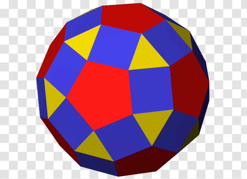 Polyhedron Rhombicosidodecahedron Geometry Archimedean Solid Mathematics - Uniform Transparent PNG