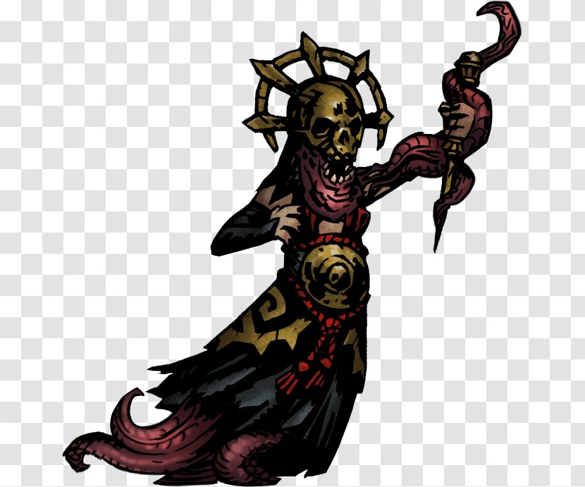 Darkest Dungeon Acolyte Crawl Eldritch Priest - Fictional Character - Pcmaclinux Transparent PNG