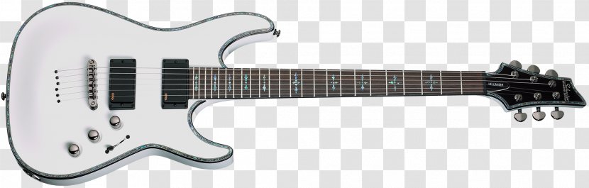 Electric Guitar Schecter C-1 Hellraiser FR Research Floyd Rose Transparent PNG