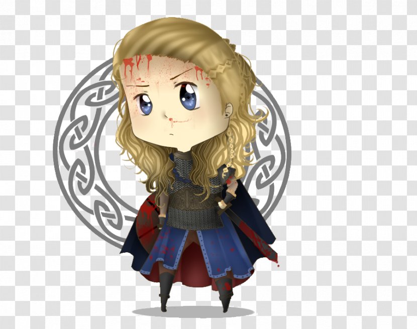 Brown Hair Illustration Cartoon Figurine - Frame - Lagertha Transparent PNG