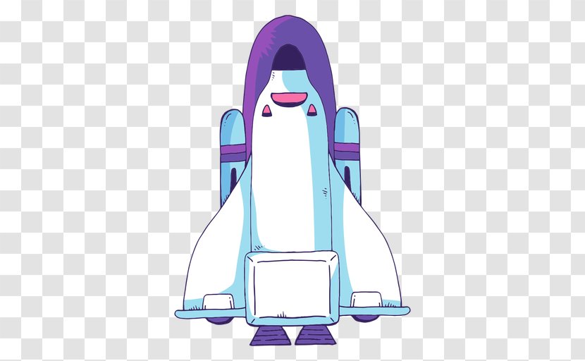 Space Shuttle Rocket Drawing Cartoon - Spaceship Transparent PNG