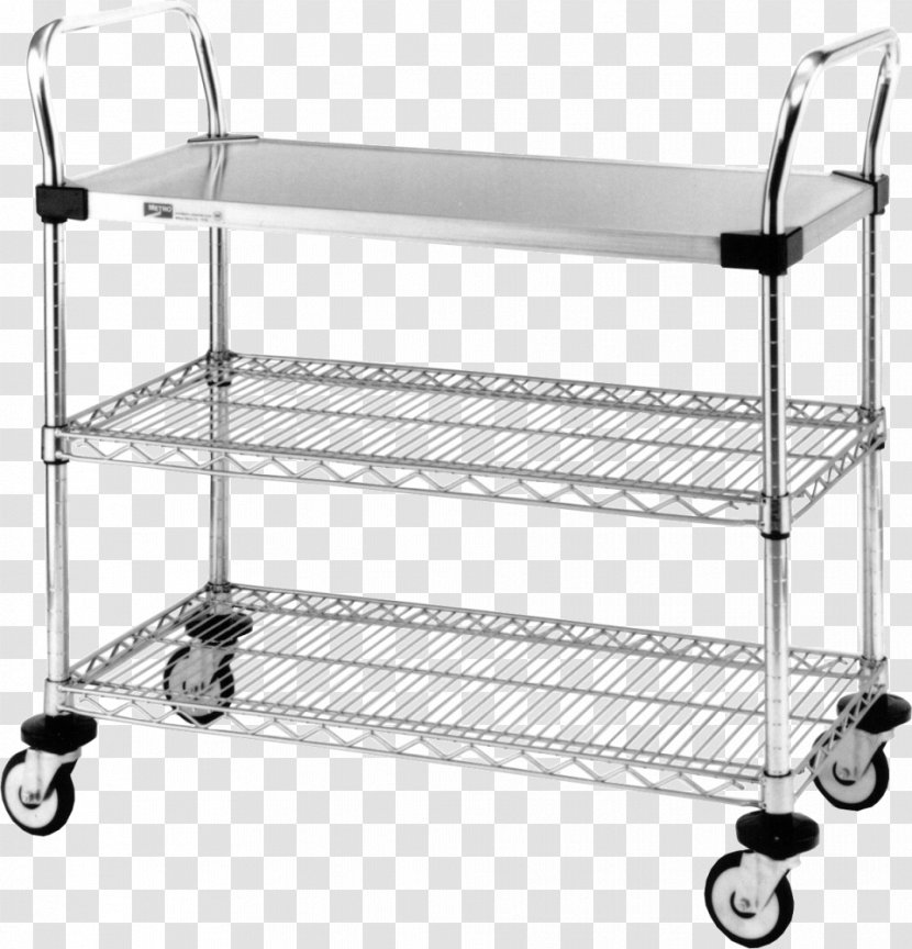 Stainless Steel Wire Shelving Serving Cart Plastic Transparent PNG
