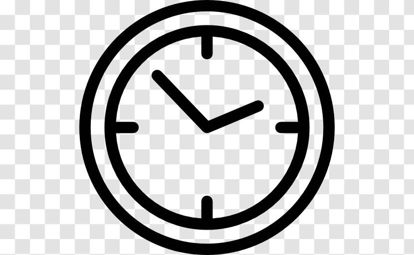 Stopwatch Clock Timer - Black And White Transparent PNG