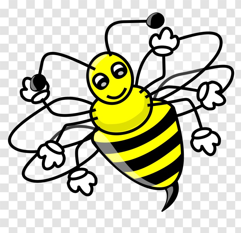 Honey Bee Free Content Bumblebee Clip Art - Yellow Bees Pull Material Transparent PNG
