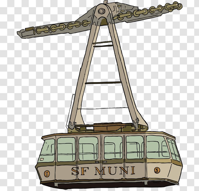 Palm Springs Aerial Tramway Train Clip Art - Photography - Cable Cliparts Transparent PNG