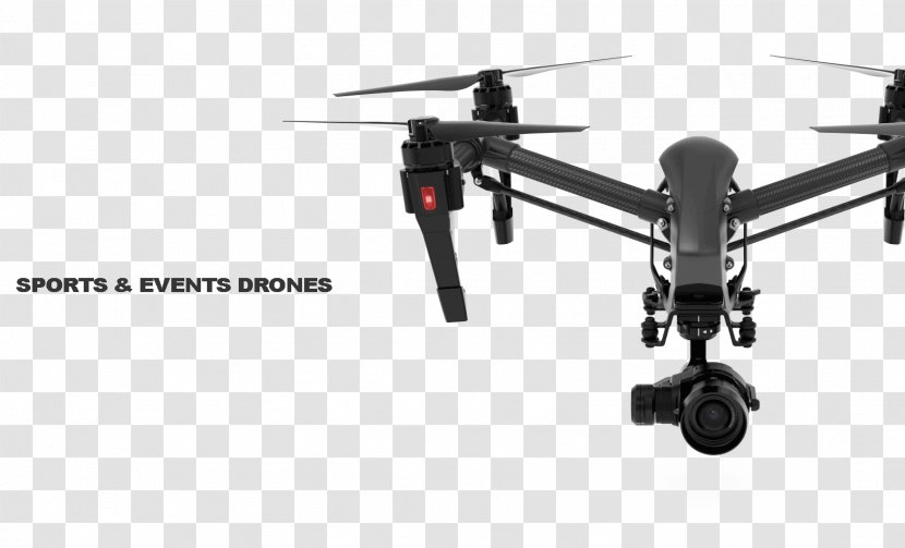 DJI Inspire 1 Pro V2.0 Unmanned Aerial Vehicle 4K Resolution - Rotorcraft - Drone Shipper Transparent PNG