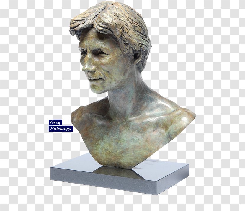 Bust Portrait Bronze Sculpture - Ancient History - David Transparent PNG