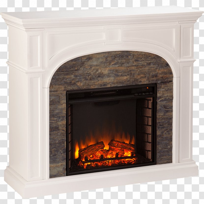 Electric Fireplace Firebox Heater - Wood Burning Stove - Chimney Transparent PNG