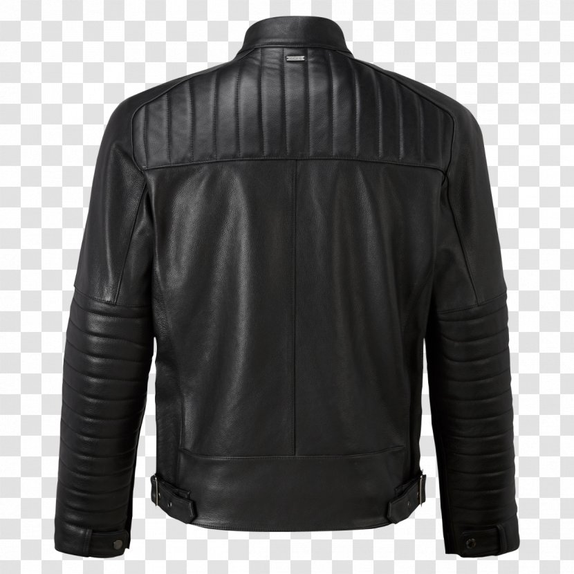 Leather Jacket Hoodie J. Barbour And Sons Sweater - Material Transparent PNG