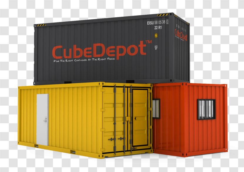 Intermodal Container Shipping Containers Cargo Clip Art - Freight Transport Transparent PNG