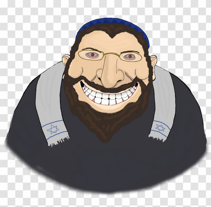Jaw Beard Hat Cartoon Character - Head Transparent PNG