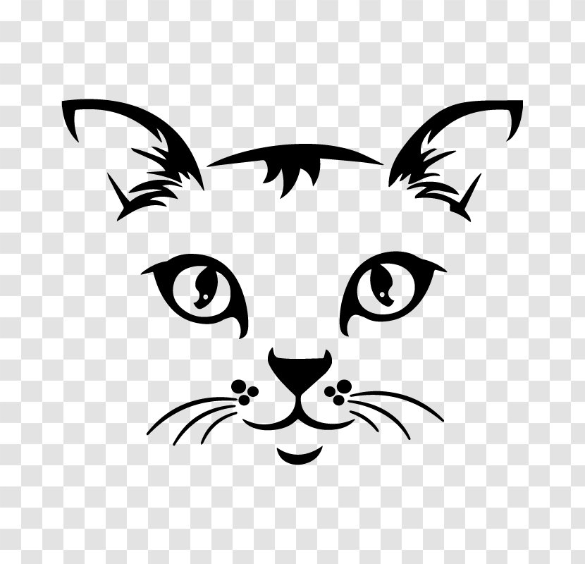Whiskers Wildcat Tabby Cat Clip Art - White Transparent PNG
