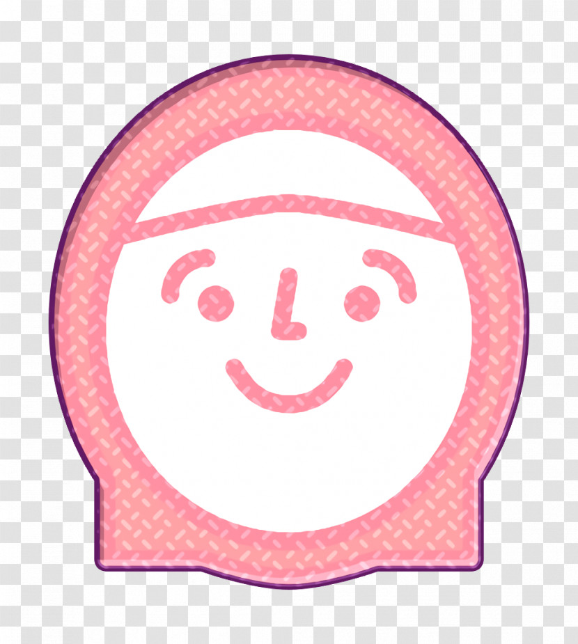 Arab Icon Woman Icon Happy People Icon Transparent PNG